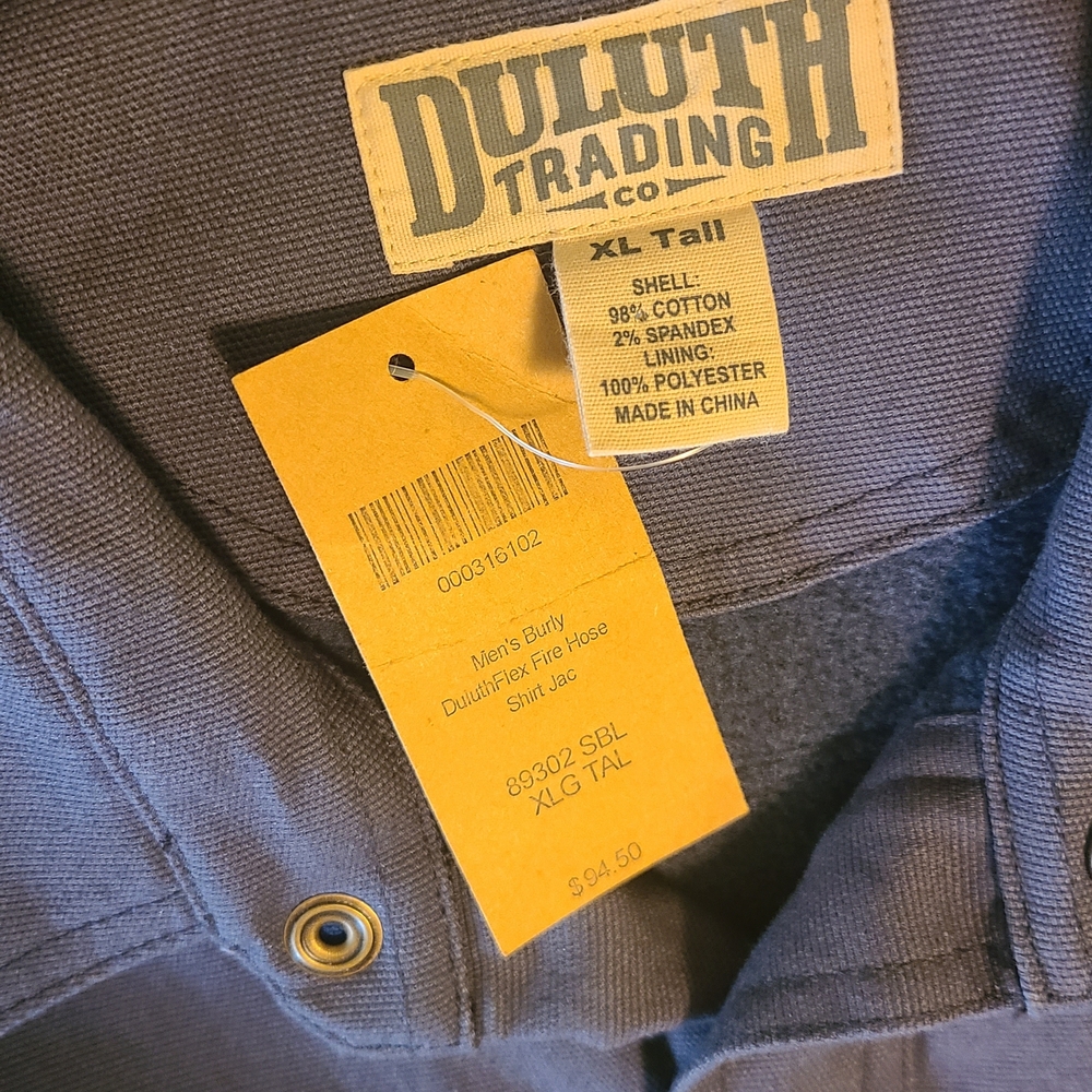 Duluth Trading Co Navy Men's Shirt Jacket - Picture 4 of 6
